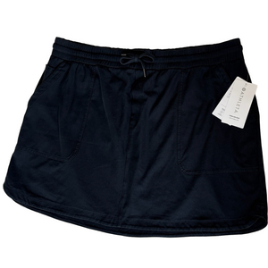 Athleta Farallon Skirt Black Stretchy Organic Cotton Size 2X NWT